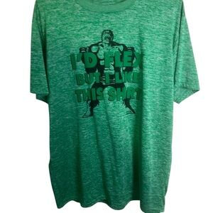 Marvel Hulk Green Graphic Tee for Men